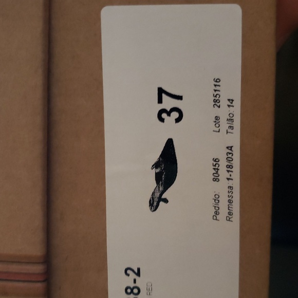 Maeve Heart Mule Heels, Size 37, US 6 - 6 1/2 , Retail $170.00, Color: Red - Picture 5 of 7